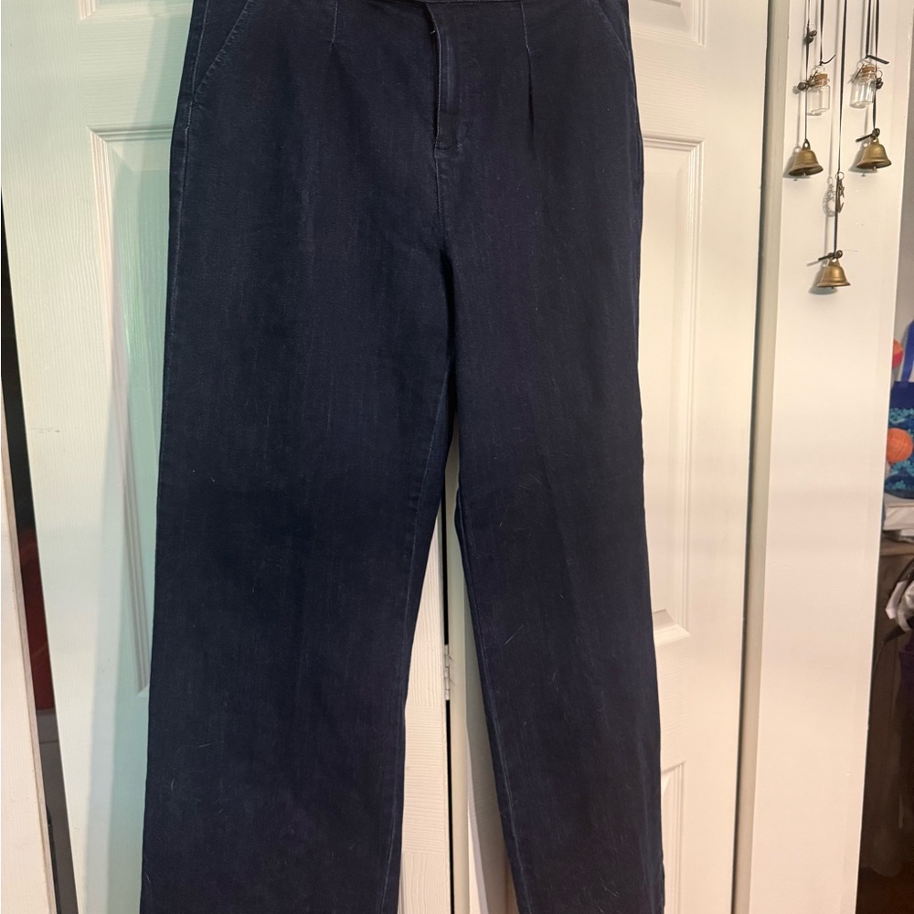 Studio Park from QVC Women's Trouser Jeans - Dark Blue Comfort Stretch